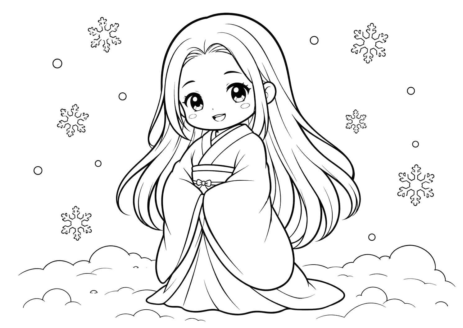 かわいいゆきおんな